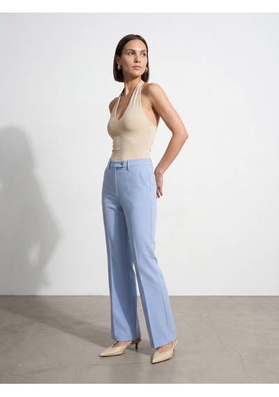 Dilvin 21231 Halter Yaka Bodysuit-taş