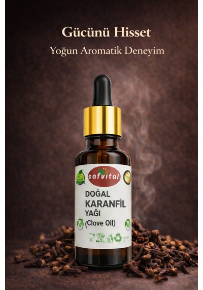Safvital Karanfil Yağı 20 Ml Yoğun Aromatik Bakım Yağı Masaj Cilt Saç Ve Ferahlatıcı Deneyim İçin
