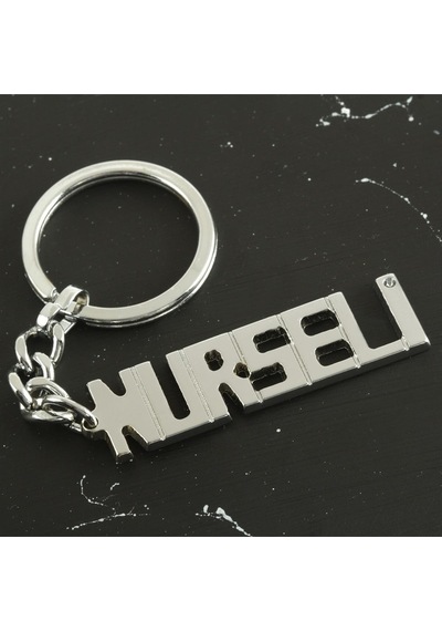 Nurseli - 744 - - Smglobal - İsimli Anahtarlık Çok Renkli