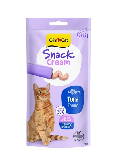 Snack Cream Ton Balıklı Kedi Ödülü 6x15gr