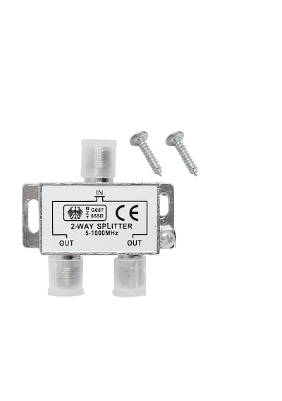 Alfais 4818 2 Li Uydu Splitter Kablo Tv Rg6 Anten Çoklayıcı Dağıtıcı