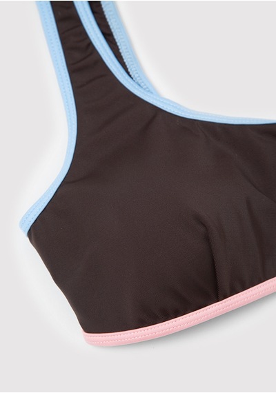 Mavi - Kahverengi Bikini Üstü 1914056-70227