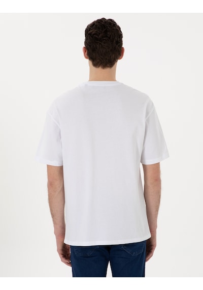 Pierre Cardin Erkek Beyaz Tişört 50310076-vr013 Beyaz