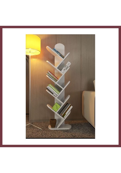 Storeşahin 10 Raflı Kitaplık Beyaz Shn0720