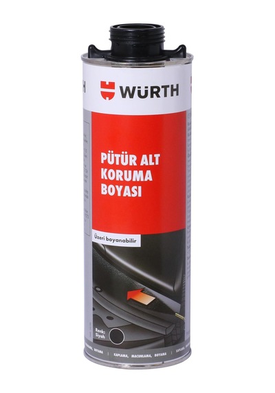 Würth Siyah Pütür Oto Araç Koruyucu Alt Koruma Boyası 1000 ML N11.30
