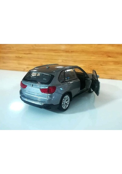 Welly Bmw X5 1/36 Ölçek Füme Diecast Çek Bırak Metal Model Araba