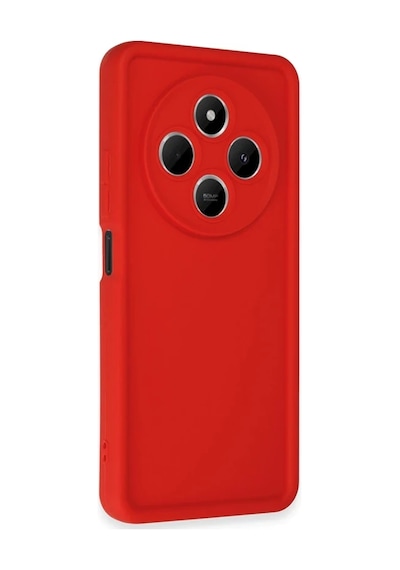 Xiaomi Redmi 14c Kılıf Viera Silikon - Kırmızı 0.2M-Çok Renkli