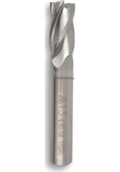 Mte 13 Mm Parmak Freze Hss-co8 Dın 844/b-n