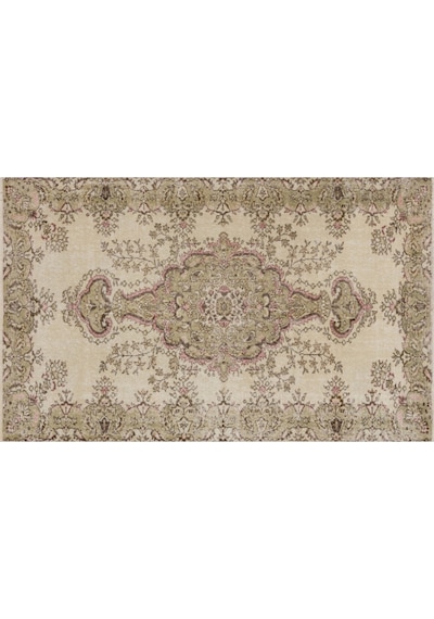 Gerçek El Dokuma Eskitme Vintage Halı 154x250 Model 7146