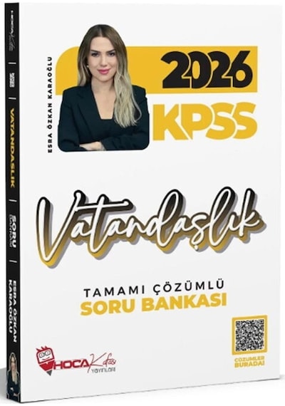 2026 Kpss Vatandaşlık Soru Bankası Çözümlü - Esra Özkan Karaoğlu Hoca Kafası Yayınları