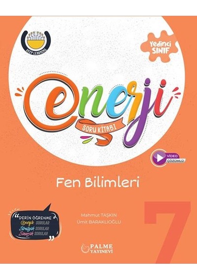 Palme 7.sınıf Enerji Fen Bilimleri Soru Kitabı Yeni