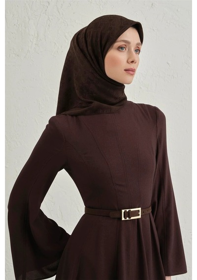 Armine Floş Pamuk Eşarp 1 - 95 X 95 / Kahverengi - 11 Kahverengi - 11