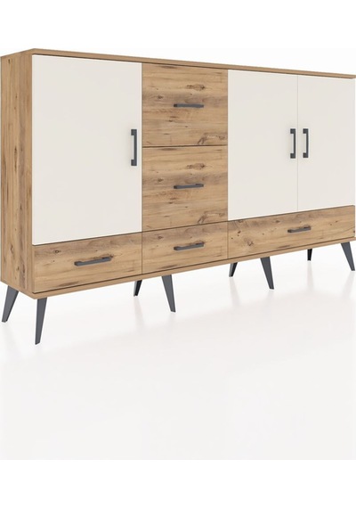 Arges Konsol 4 Raflı 5 Çekmeceli 3 Kapaklı 176x30x99 Çam-aytaşı/çam Aytası/atlas Çam - Atlas Çam Arges Konsol 4 Raflı 5 Çekmeceli 3 Kapaklı 176x30x99 Çam-aytaşı/çam Aytası/atlas Çam - Atlas Çam