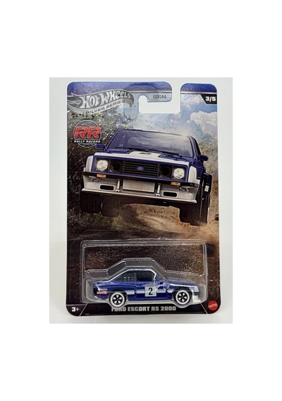 Silver Series Rally Racers Ford Escort Rs2000 Diecast Araba 1:64 Çok Renkli