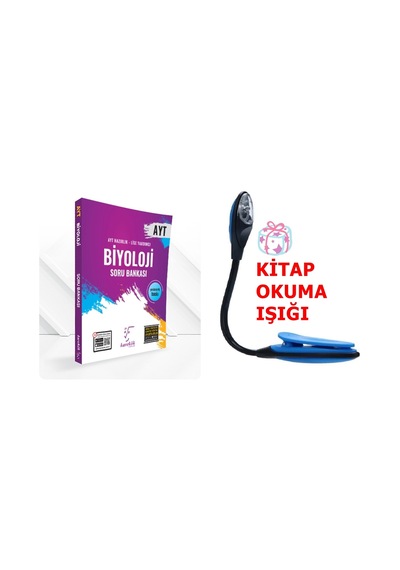 Karekök Ayt Biyoloji Soru Bankası + Kitap Okuma Işığı Hediye