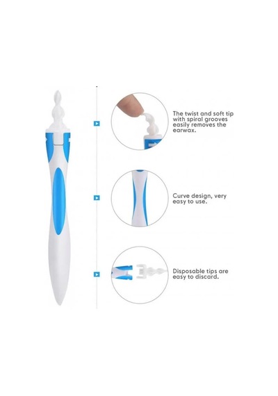 Find Back Pratik Kulak Temizleme Aparatı Silikon Kit Ear Claning Diğer