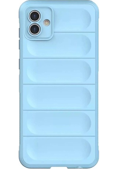 Samsung Galaxy A05 Kılıf Optimum Silikon - Sky Blue Çok Renkli