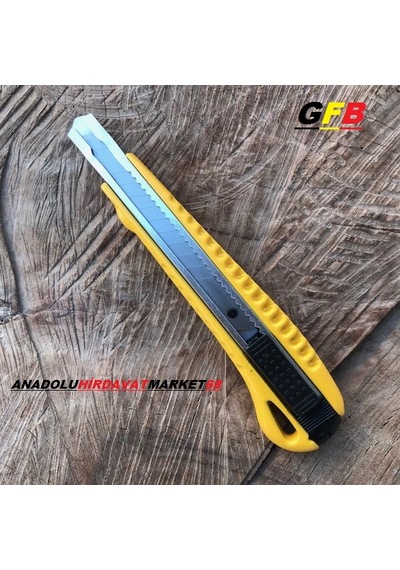 Gfb Döküm Maket Bıçagı İnce Uçlu Metal Falçata 9mm 13cm