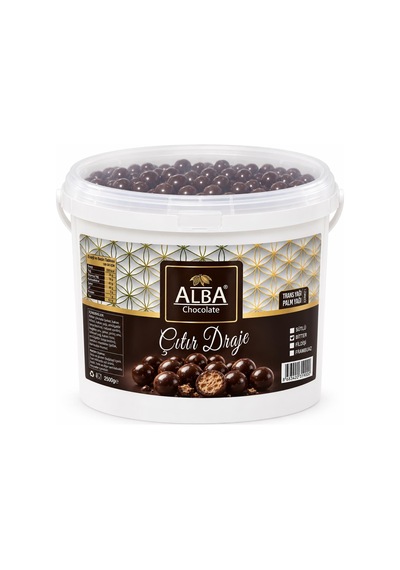 Alba Bitter Çıtır Draje 2,5 Kg Pasta Ve Tatlı Süsleme Drajesi