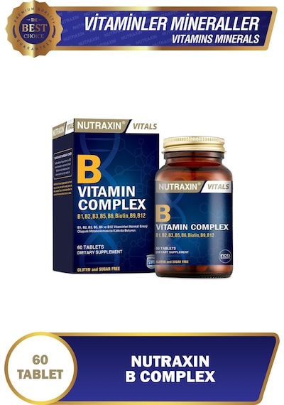 Nutraxin B Complex Vitamin 60 Tablet