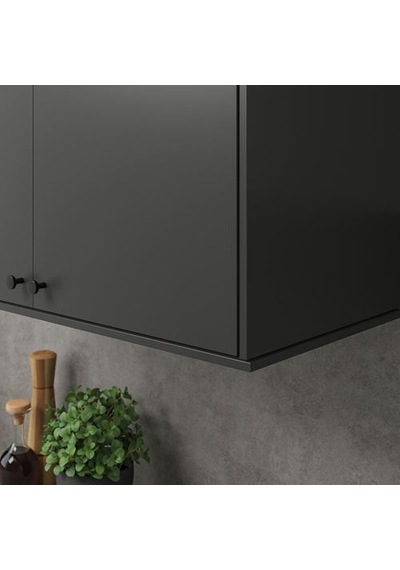 Ikea Förbättra Dekoratif Şerit, Mat Antrasit, 221x1 Cm