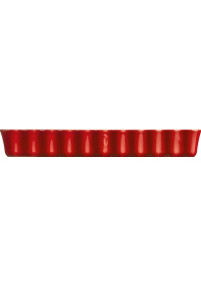 Emile Henry Tart-börek-fırın Kabı Dikdörtgen 33 X 24 Cm - Kırmızı/burgundy Kırmızı