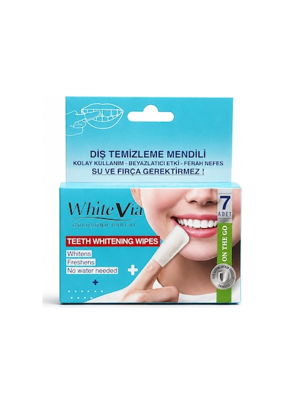 WhiteVia Diş Temizleme Mendili 7 Adet