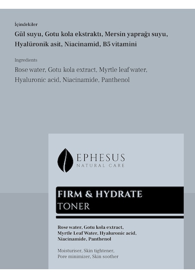 Firm & Hydrate Tüm Cilt Tiplerine Uygun Yoğun Nemlendirici Ve Cilt Sıkılaştırıcı Tonik 100ml