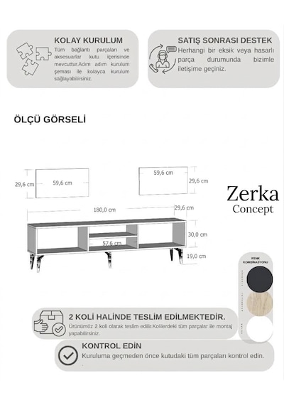 Valencia Raflı, Pleksi Lazer Desen Tv Sehpası Tv Ünitesi Beyaz - Gümüş