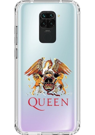 Xiaomi Redmi Note 9 Uyumlu Şeffaf Kılıf Queen Tasarımlı