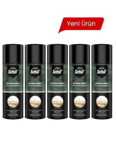 5x Silikon Sprey 500 Ml