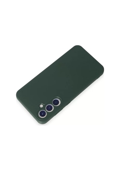 Galaxy A55 5g Kılıf First Silikon - Koyu Yeşil