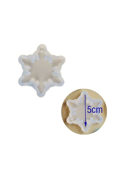 Epoksi Silikon Kalıp Kartanesi Modeli 5 Cm Beyaz