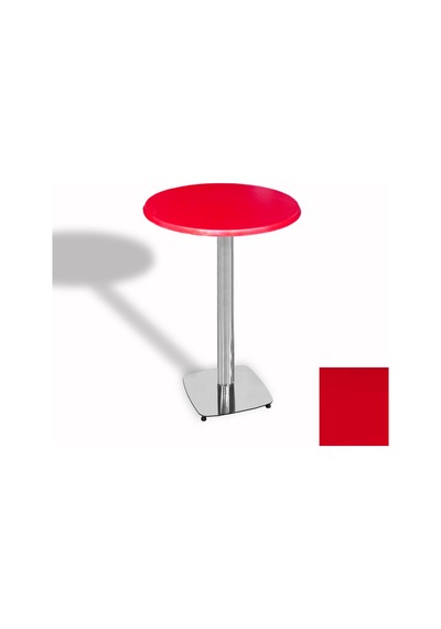 Bistro Masa Tokyo Kromnikel - Werzalit, Wermodin Ve Allzalit Tabla 60 Cm Çap - Kırmızı Çok Renkli Bistro Masa Tokyo Kromnikel - Werzalit, Wermodin Ve Allzalit Tabla 60 Cm Çap - Kırmızı Çok Renkli
