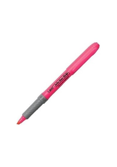 Bic Brıte Liner Grıp Fosforlu Kalem Pembe