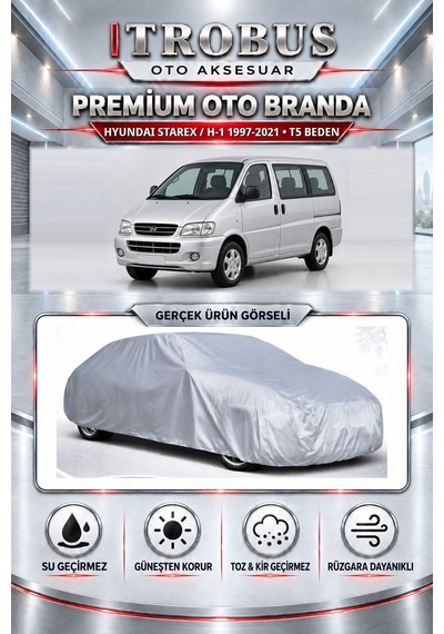 Hyundai Starex / H-1 1997-2021 Uyumlu Premium Araba Brandası Oto Branda T5 Beden