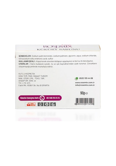 Rosemix - 233 - - Kükürt Sabunu Kutulu 90 Gr - 2 Adetlik - Ilkestor - Set Ürün Diğer