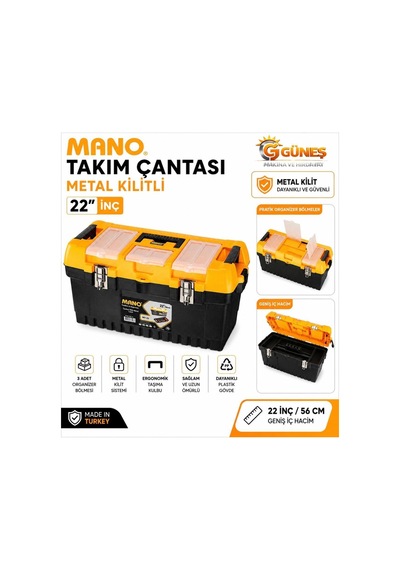22'' Metal Kilitli Takım Çantası