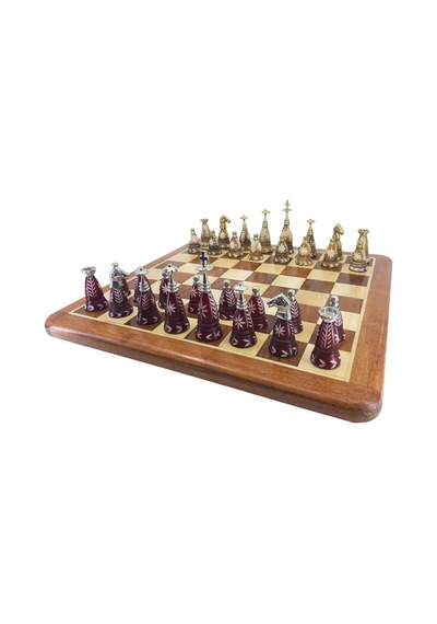 Prestij Serisi Ahşap Satranç Takımı 38 CM