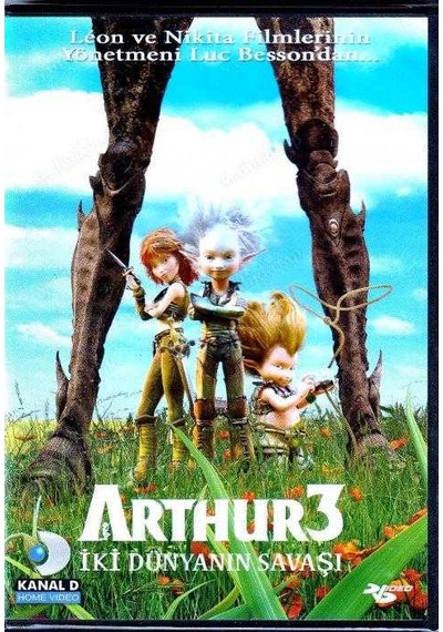 Arthur 3: İki Dünyanın Savaşı - Dvd - Ambalajında