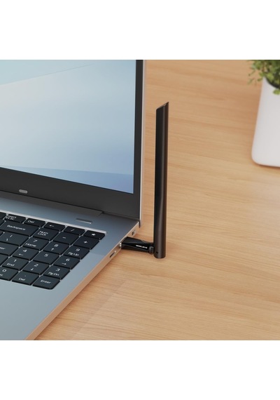 Lexroo Ma14h Ax300 Wi-fi 6 Kablosuz Usb Adaptör Yüksek Kazanç