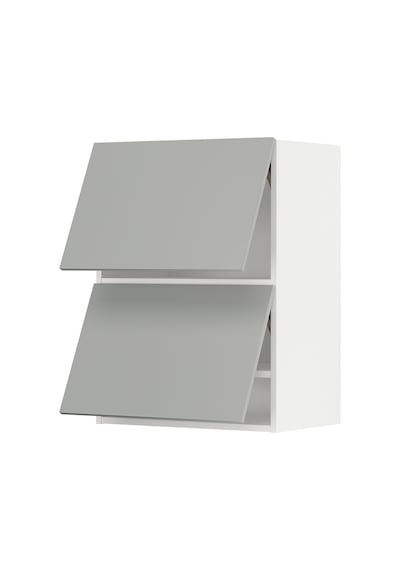 Mutfak Yatay Duvar Dolabı, Havstorp Açık Gri-koyu Gri, 60x80 Cm, 2 Kapaklı, Çıt Çıtlı Menteşe Mutfak Yatay Duvar Dolabı, Havstorp Açık Gri-koyu Gri, 60x80 Cm, 2 Kapaklı, Çıt Çıtlı Menteşe