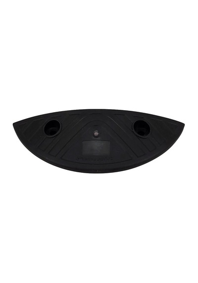 İleri Trafik Oval Hız Kesici Kapağı Yol Kasisi 10 x 30 x 4 CM Siyah - 12103 YK SYH