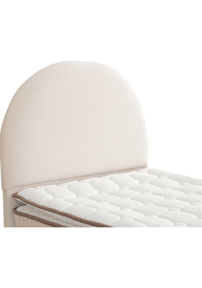 Bohem Tek Kişilik Sandıklı Baza + Pedli Yatak + Bohem Başlık 3 Lü Set Konuma Özel Teslimat 100 x 200 CM