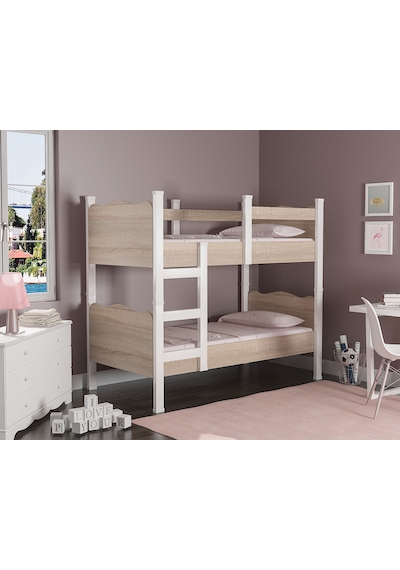 Afillibebek Ranza Ikili Ayrılabilen Mdf Profilli 90x190 Somon