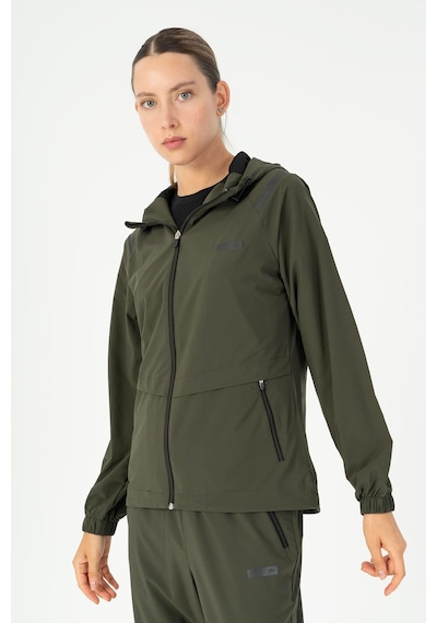 Maraton Regular Kadın Kapüşonlu Açık Haki- Tracktop Açık Haki-