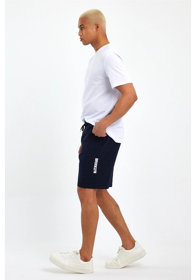 Erkek Regular Fit Brooklyn Baskılı Şort Spr 208 001