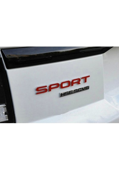 Range Rover Sport Arka Yazı Sport Kırmızı Renk Model