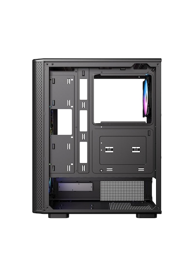 Vx310 Argb, 750w 80+ Bronze Psu Dahil, 4x120mm Argb Fan, Mesh Ön Panel, Temperli Cam, Atx Mid-tower Oyuncu Kasası, Siy