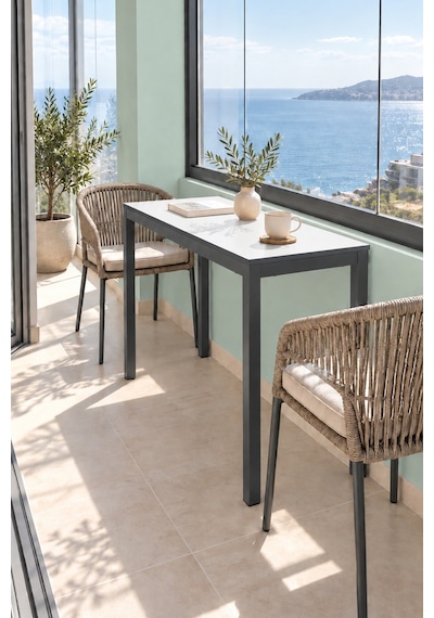 Arpelia Balkon Masası 120x45 Cm